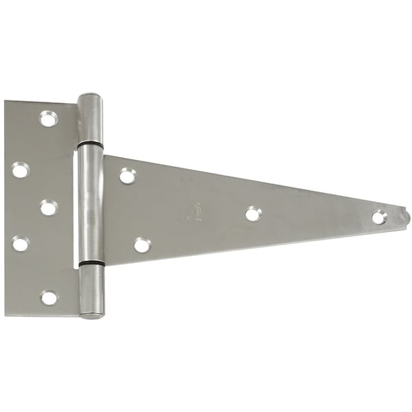 National Hardware National Hardware 10 in. L Stainless Steel Stainless Steel Heavy Duty T Hinge 1 pk N342-535 - main
